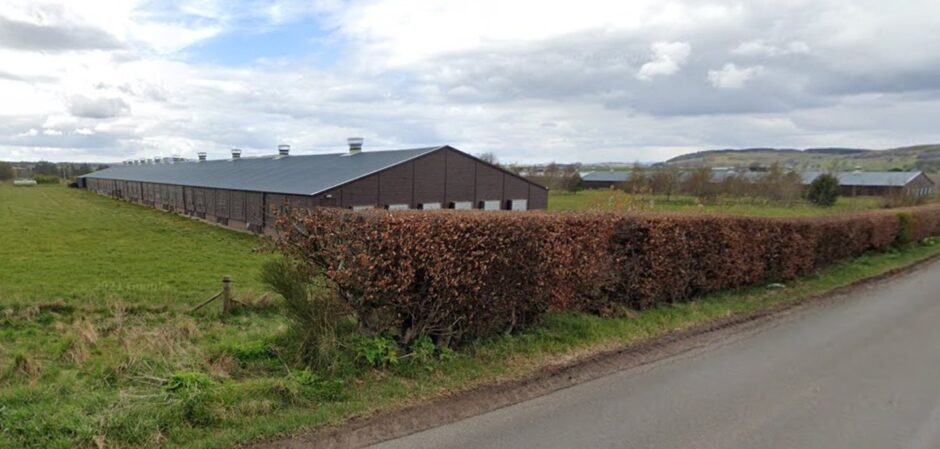 Bractullo Farm poultry units near Letham.