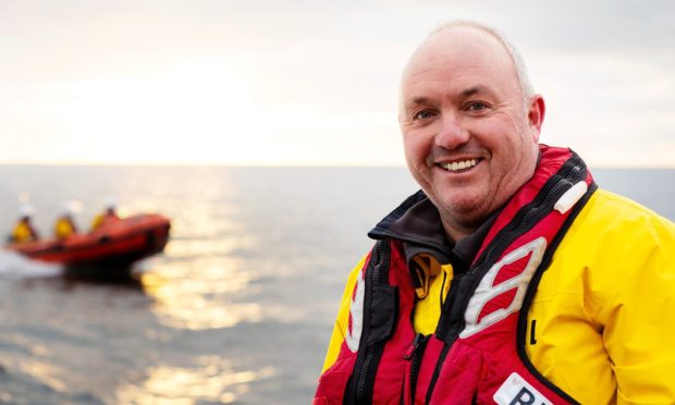 Peter Hay was named RNLI Broughty Ferry coxswain in 2022. Image: Eve Conroy/DC Thomson