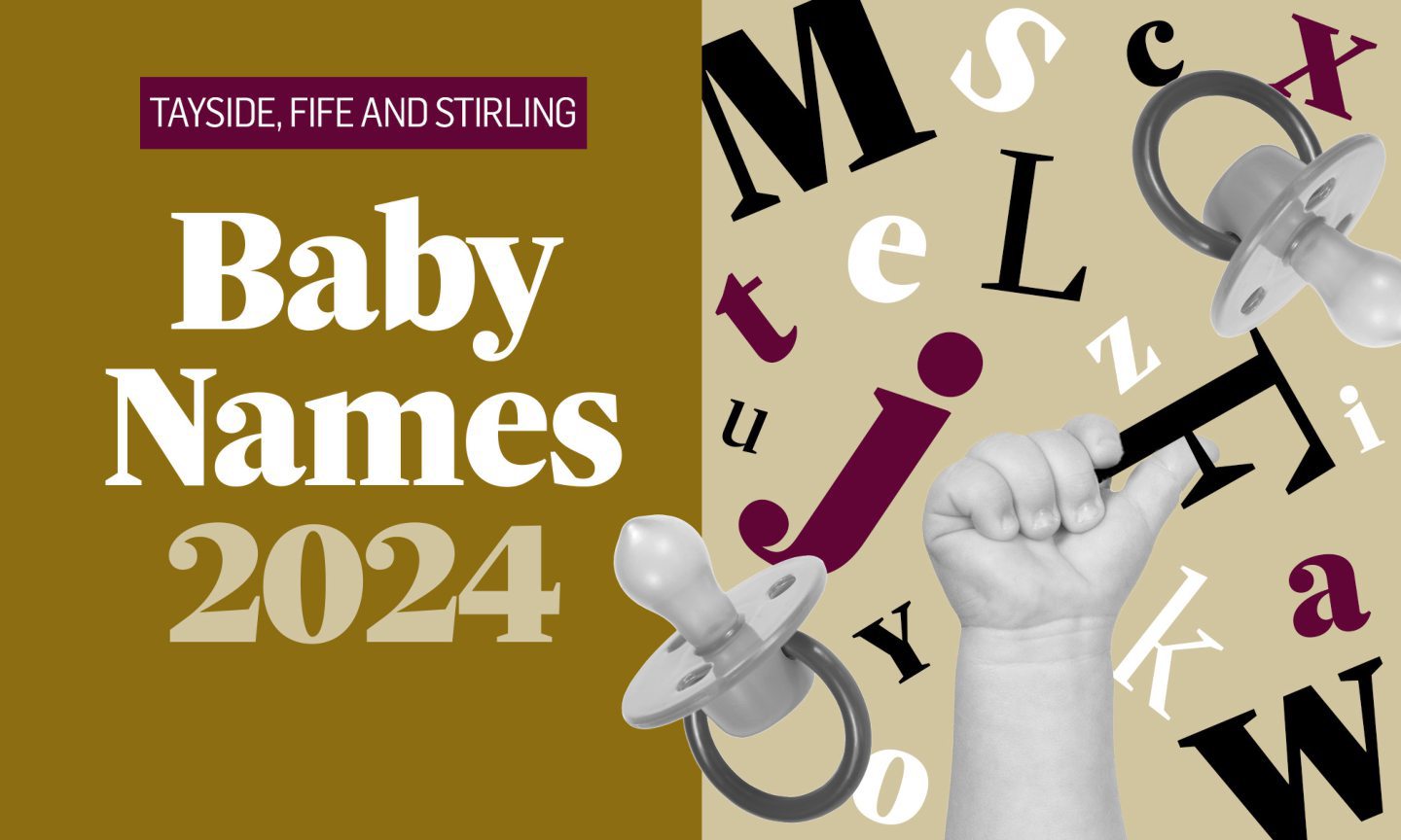 Too Names Most popular baby names in Tayside, Fife and Stirling in 2024