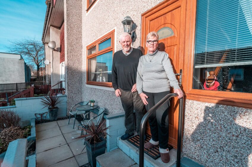 Margaret and Robert's house is on one of the Dundee streets said to be affected by Raac. 