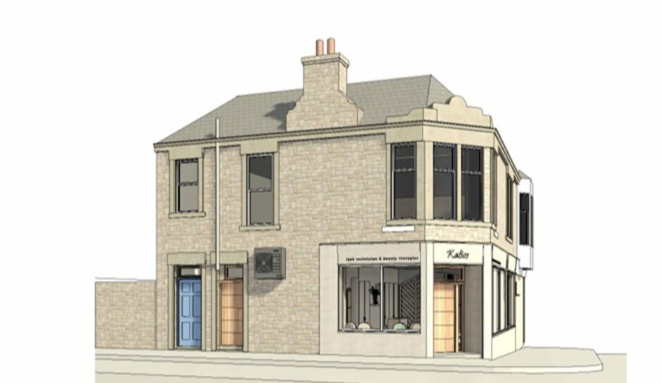 Carnoustie beauty salon planning application.