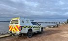 Coastguard crews were called to Wormit Bay