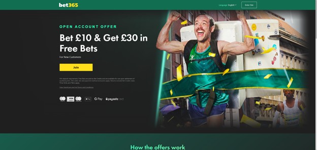 Bet365 site pic