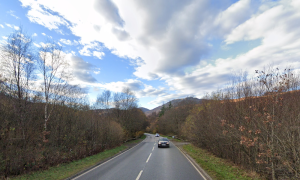 The serious crash happened on the A82 near the Falls of Falloch. Image: Google.