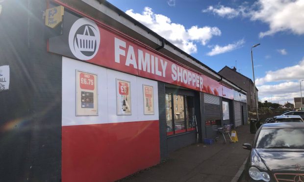 The Family Shopper store on Craigmount Road, Dundee. Image: James Simpson/DC Thomson