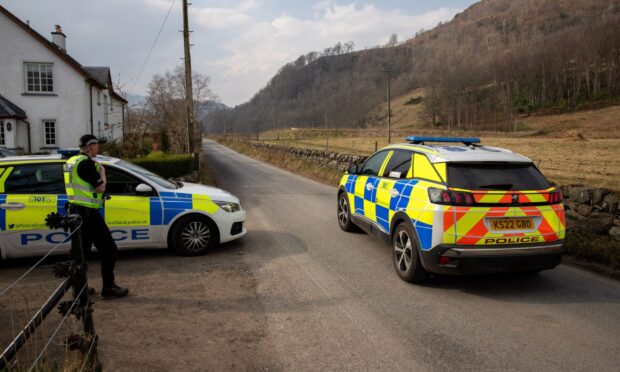 Police have closed the road.