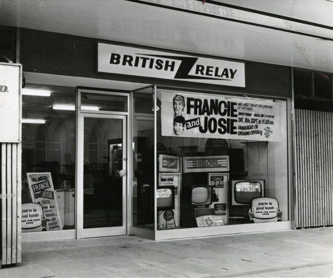 The front of the British Relay showroom before opening