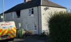 The aftermath of the house fire on Drummond Crescent in Perth. Image: Ben MacDonald/DC Thomson