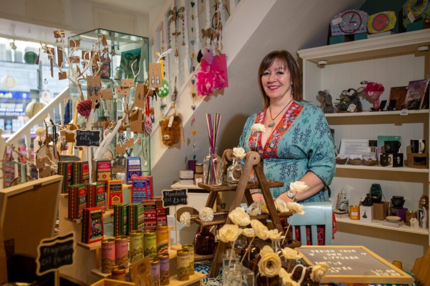 Tracey at her new wellness centre Serendipitay in Dundee.