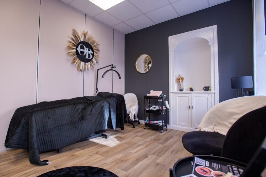 One of the rooms upstairs in the Dundee wellness centre where practitioners and therapists will offer their services.