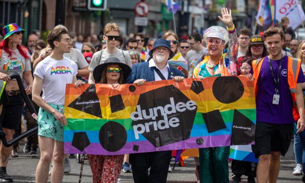 Celebrations at last year's pride event. Image: Kenny Smith/DC Thomson