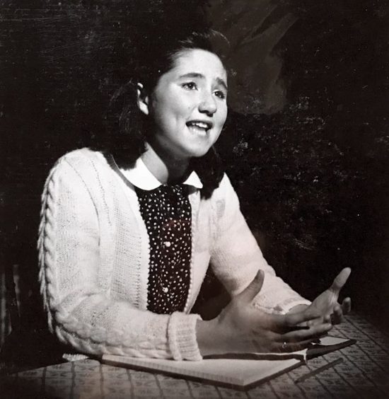 KT Tunstall as Anne Frank in 1991.