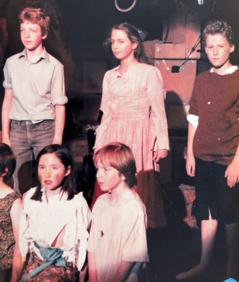 KT Tunstall (front left) in Factory Children in 1984.