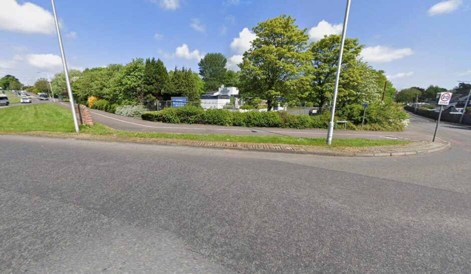 The Laburnum Road site where the Dunfermline Lidl is planned 