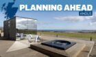 Arbikie Distillery plans to add four glamping pods to its existing holiday units overlooking the Angus coast. Image: Arbikie