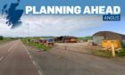 A former builder's yard beside the A90 north of Dundee is to be brought back into business use. Image: Google