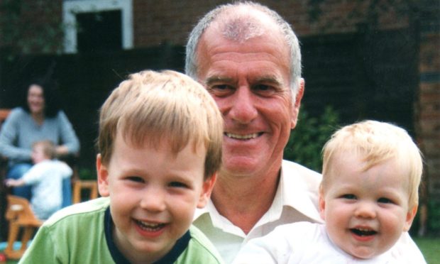 Ross Vettraino with his grandsons Stuart and Andrew. Image: Mark Vettraino