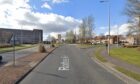 Police hunt a driver after a hit-and-run at Rothes Road in Glenrothes