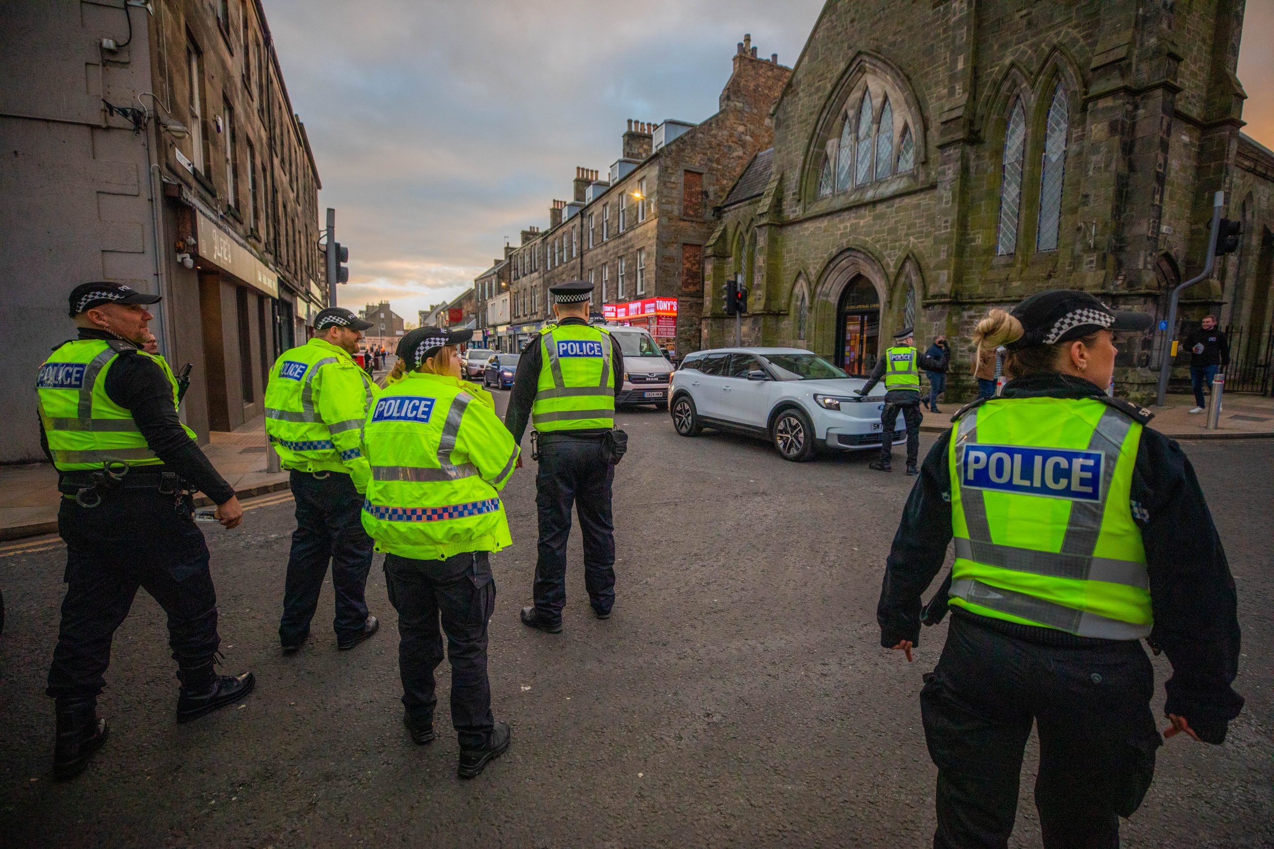 Kirkcaldy town centre.