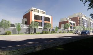 A CGI image of the proposed townhouses. Image: H&H Properties.