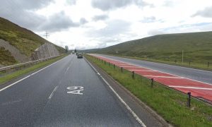 A section of the A9 at Drumochter is affected. Image: Google Maps