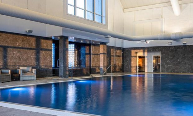 The upgraded pool at Carnoustie Golf Hotel. Image: Carnoustie Golf Hotel & Spa.