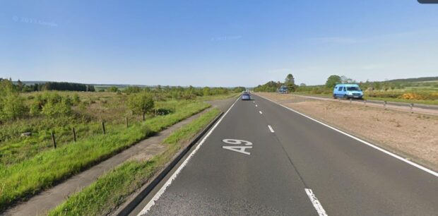 The proposed service station site is around 500 metres south west of Balhaldie Farm, near Kinbuck. Image: Google Street View