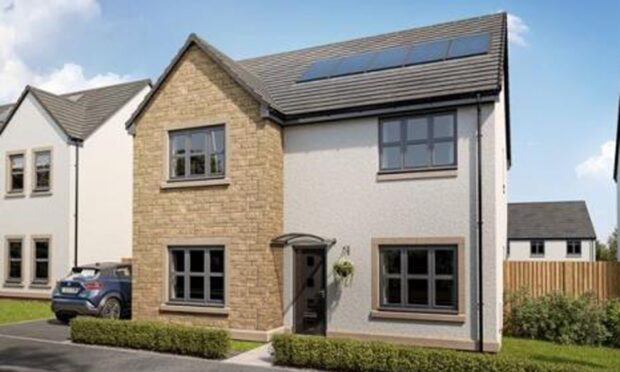 How the houses at South Stirling Gateway could look. Image: Persimmon Homes