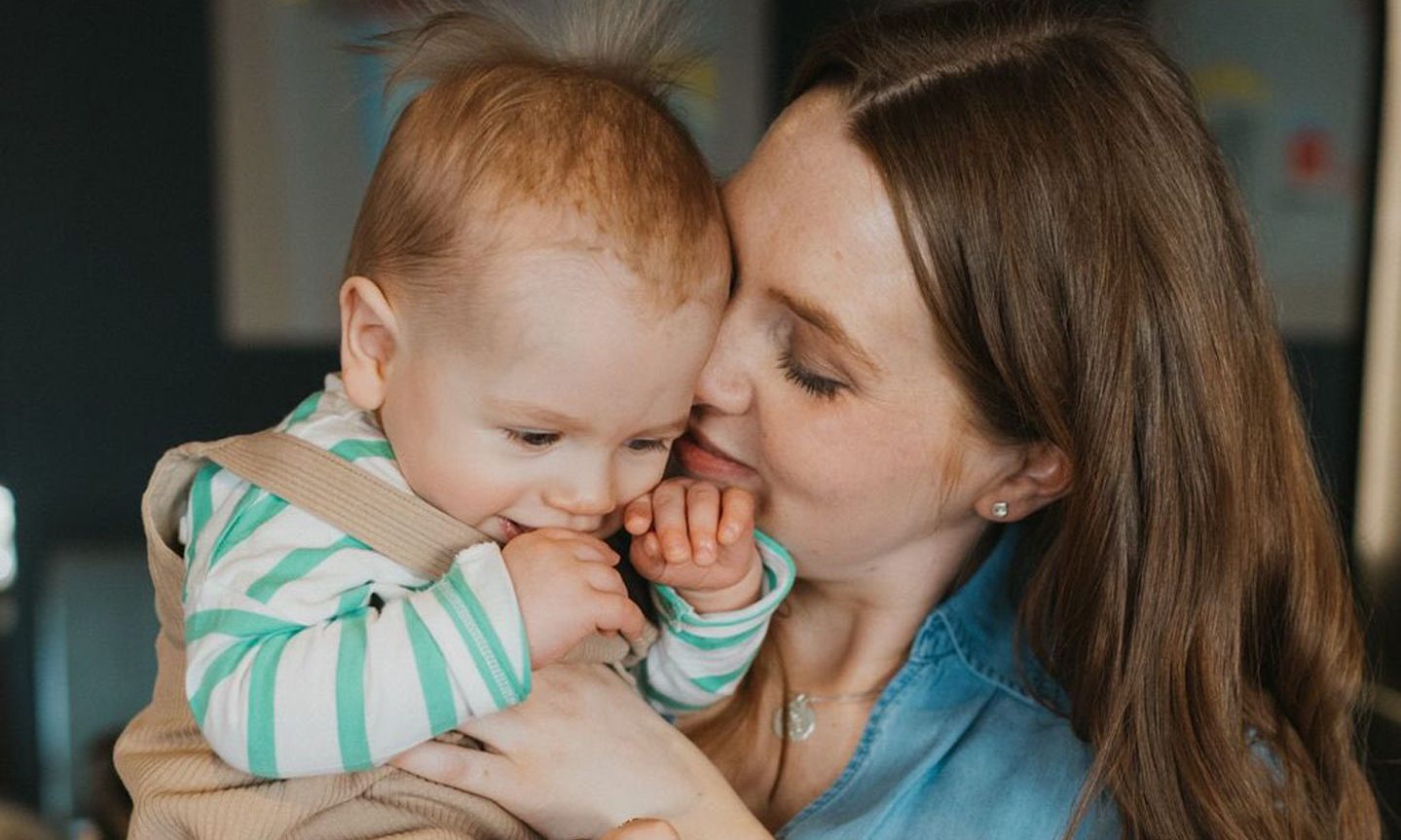 Emily Thomson and her one-year-old boy. Image: Eneka Stewart