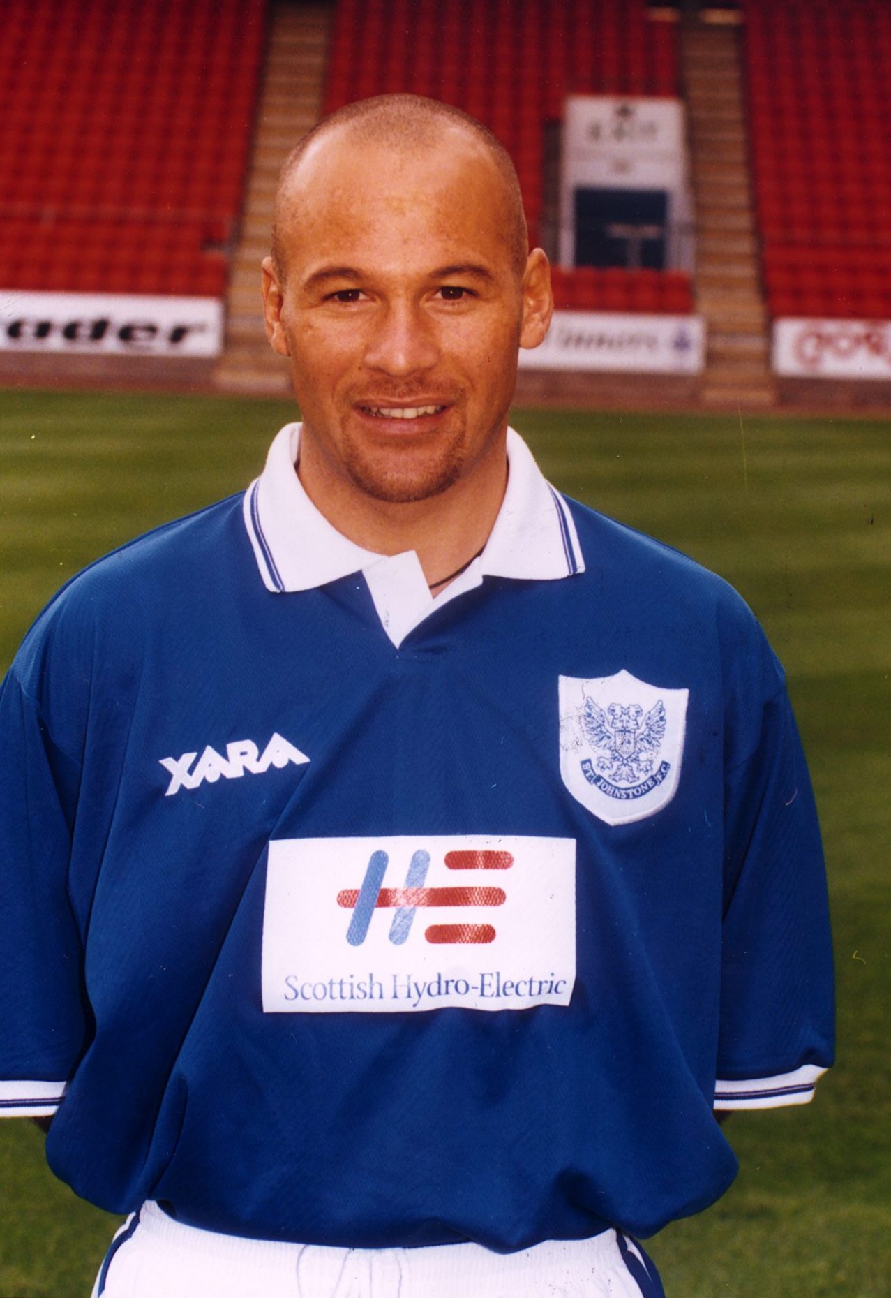 George O'Boyle in the home kit made by Xara