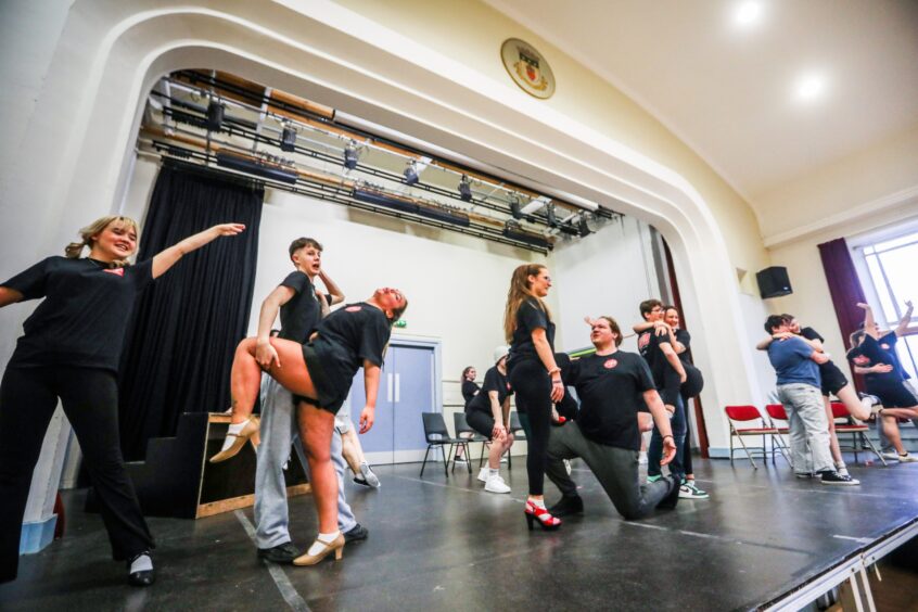 Kirriemuir Amateur Operatic Society production of Grease.