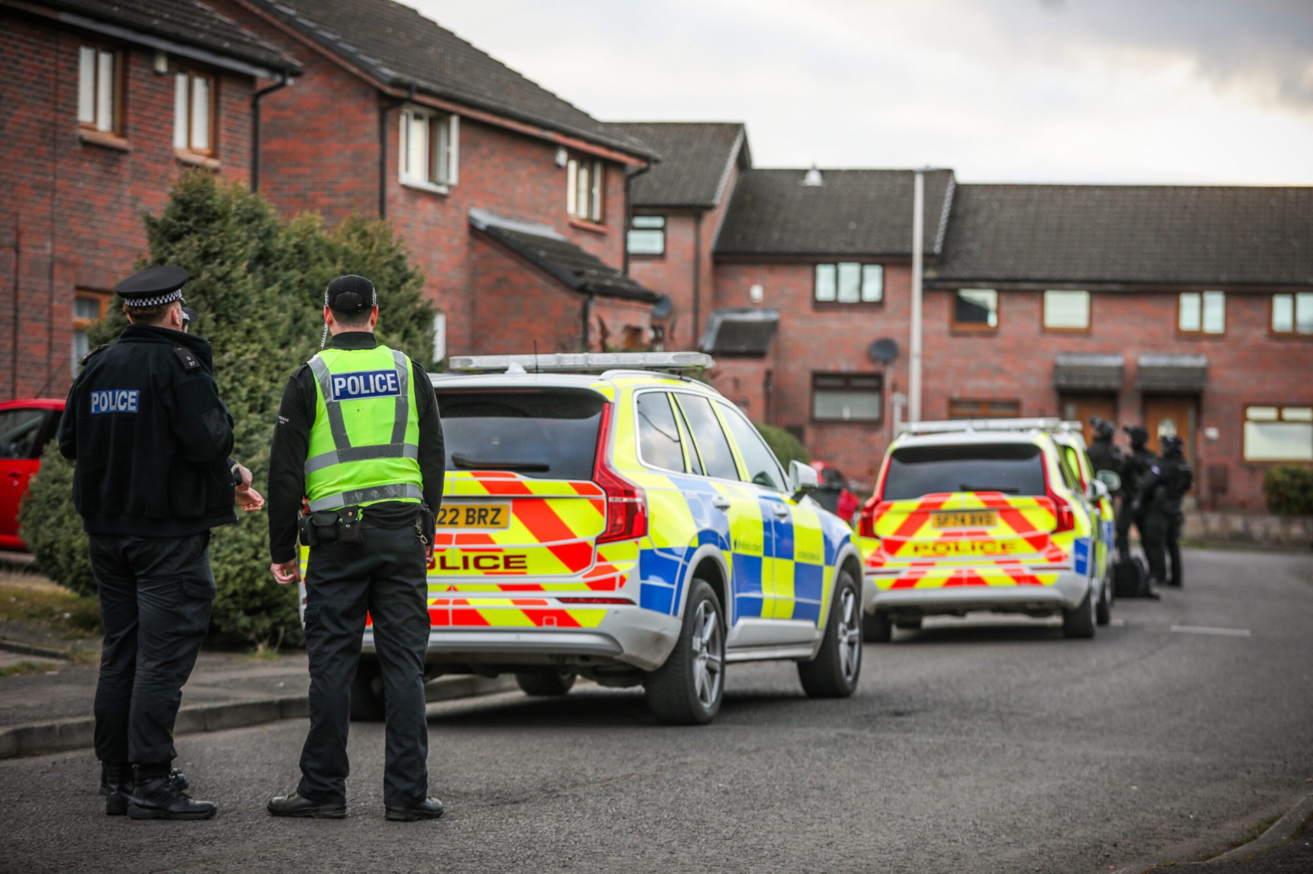 The stand-off ended at around 7pm on Friday.