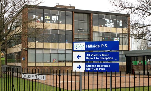 Building exterior of Hillside Primary School, Dundee.
Kris Miller, Courier, 11/02/13. Picture today shows building exterior of Hillside Primary School for story about mergers.