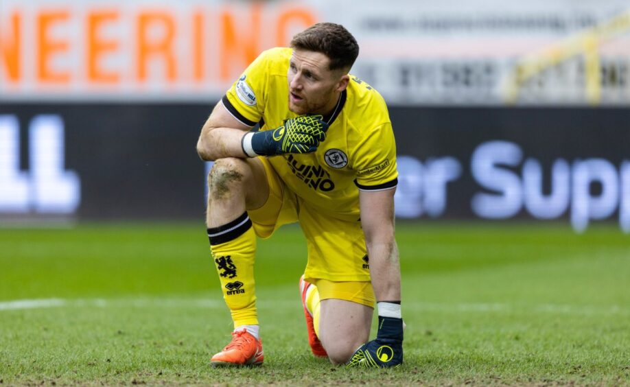 Jack Walton after conceding against Dundee