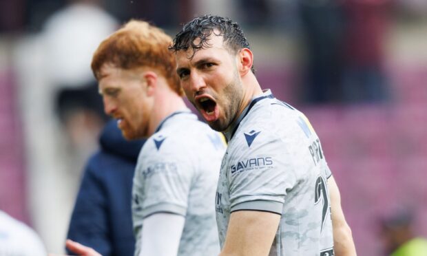 Antonio Portales at full-time. Image: Ross Parker/SNS