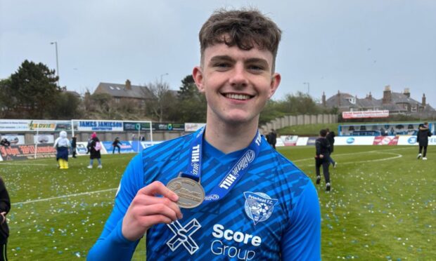 Adam Carnwath his his first ever senior medal