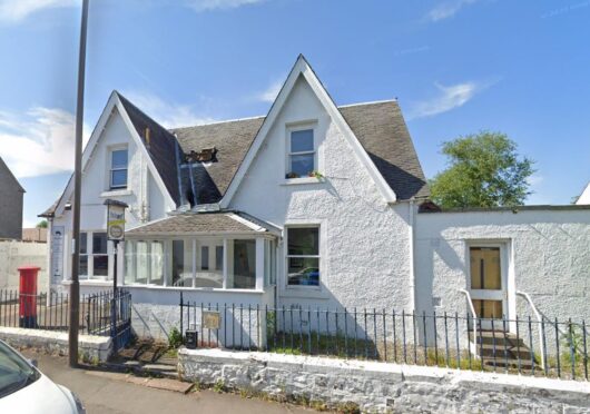 To go with story by Alex Watson. Buchlyvie Main Street flat conversion proposal Picture shows; Buchlyvie Main Street flat conversion proposal. Buchlyvie, Scotland. Supplied by Google Street View Date; Unknown