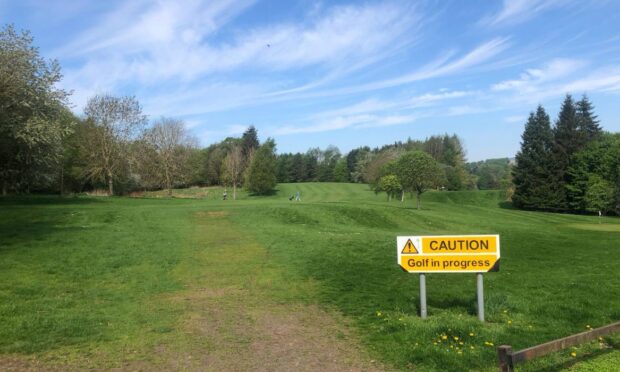 To go with story by James Simpson. Golfer prepare to say goodbye to Caird Park Golf Course. Picture shows; Caird Park. Caird Park, Dundee. James Simpson/DCT Media Date; 30/04/2025