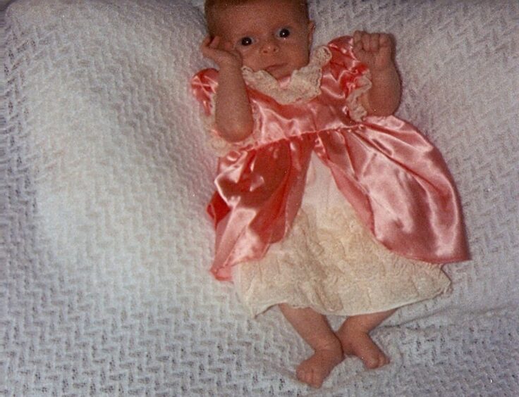 Danielle Alexander had issues with her eating and putting on weight as a baby. 