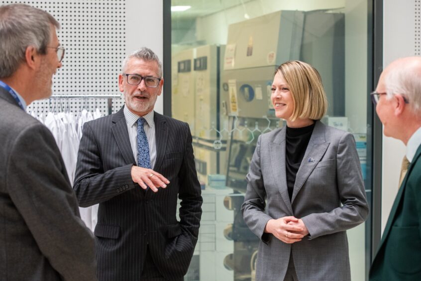 Jenny Gilruth at Dundee University