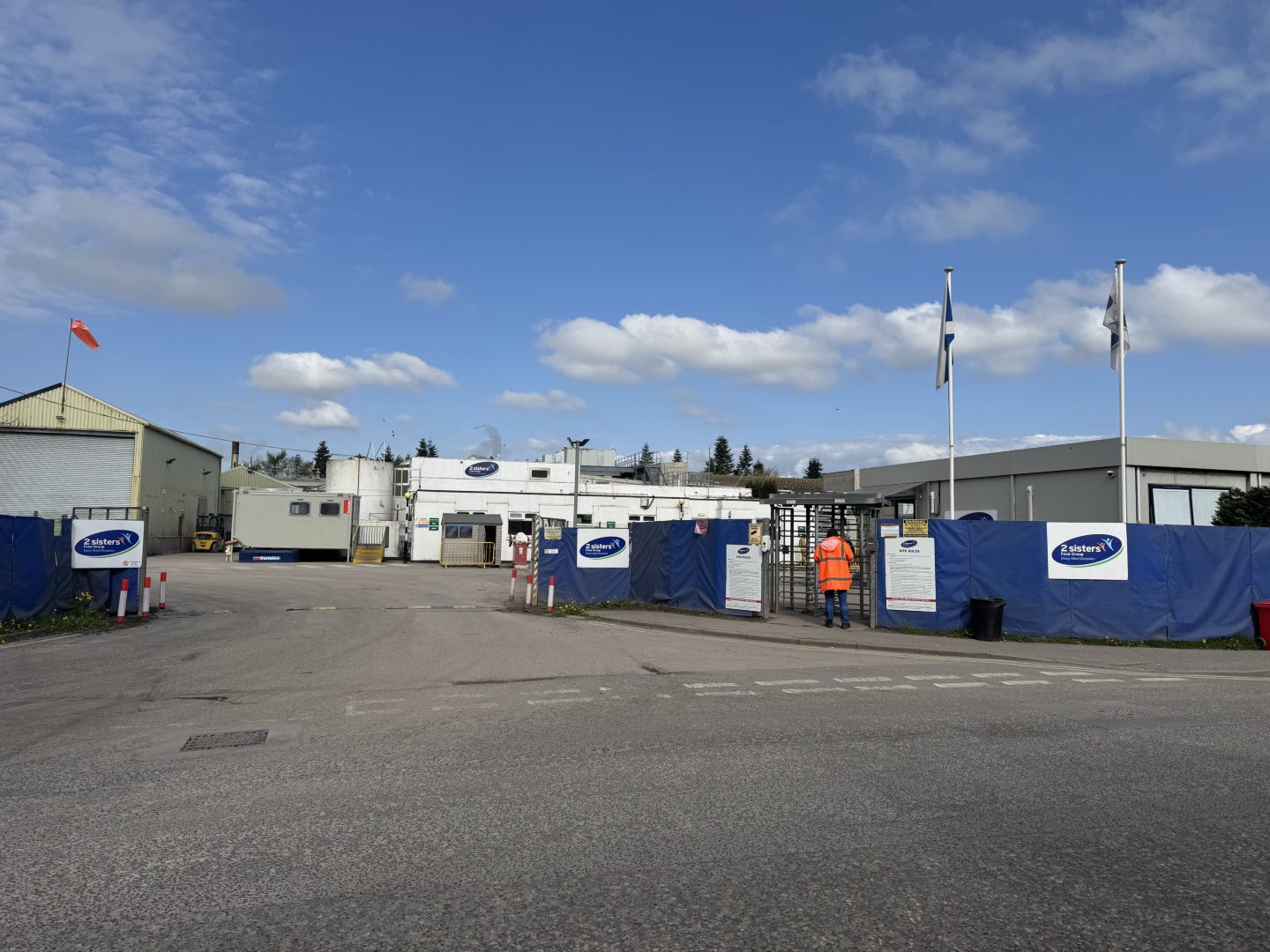 Coupar Angus chicken factory. 