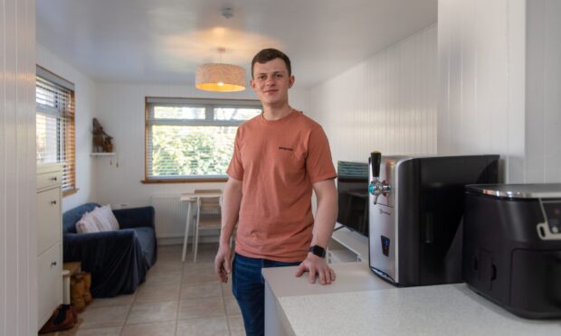 Ewan Petrie bought his Broughty Ferry house in 2024. Image: Kim Cessford / DC Thomson
