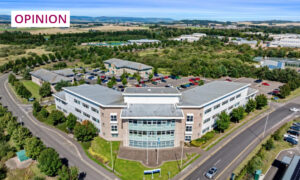 Angus House council headquarters at Orchardbank in Forfar. Image: Graham and Sibbald