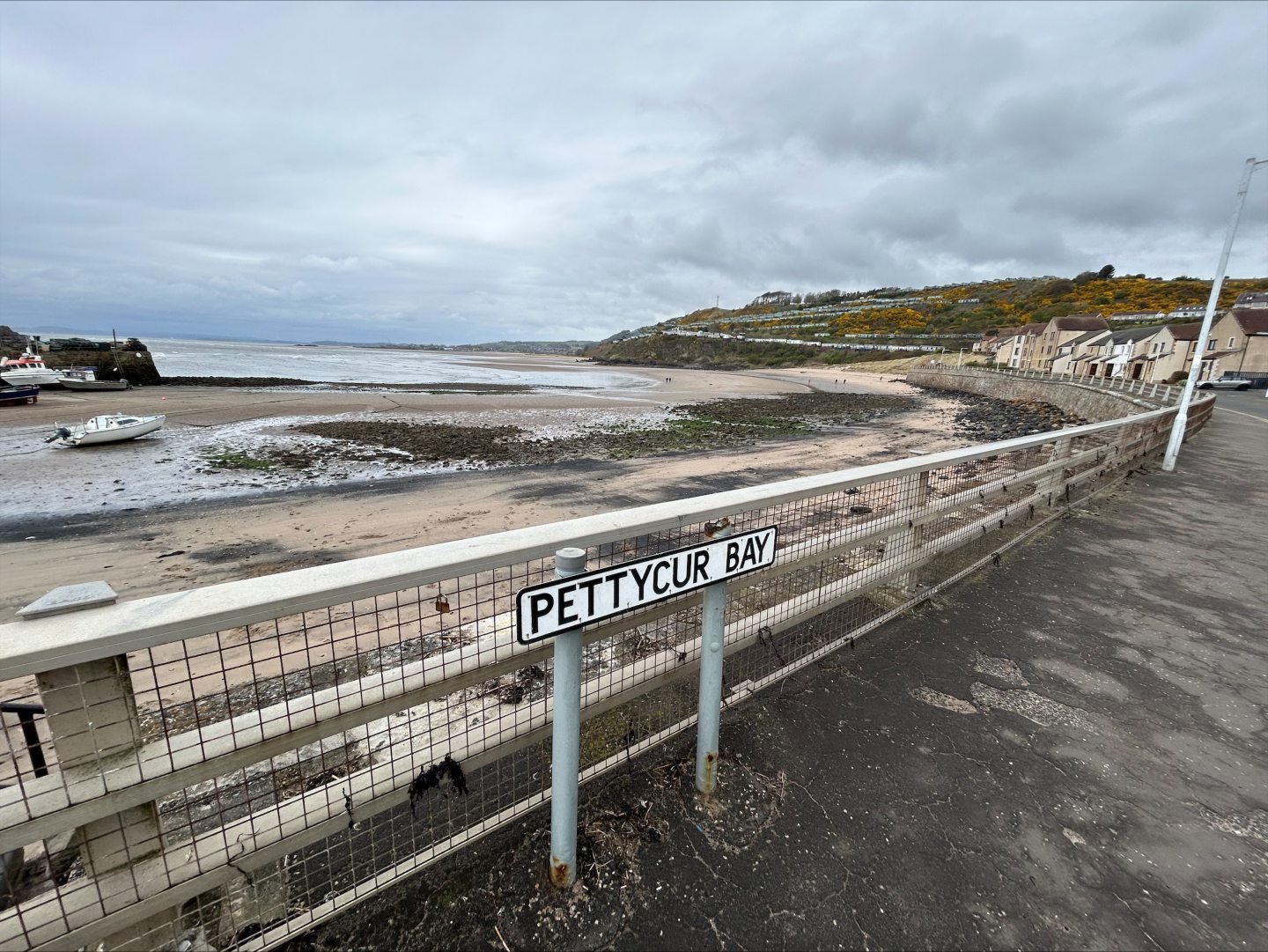 Pettycur Bay, Kinghorn, close to where the attack took place.