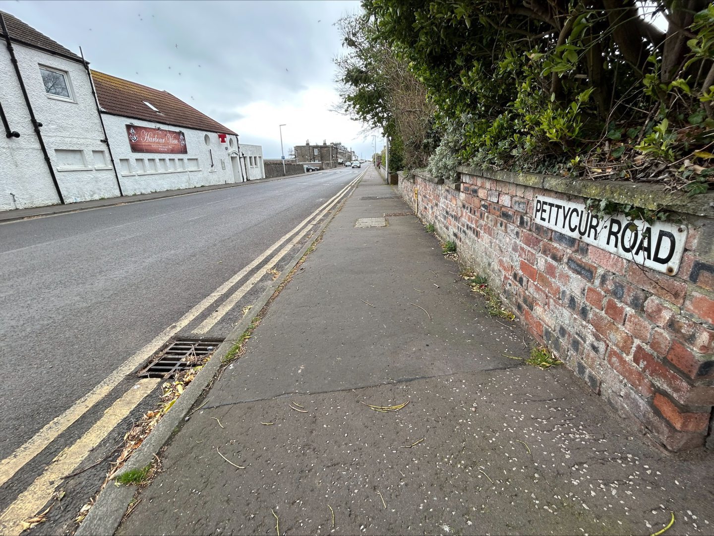 Pettycur Road, Kinghorn, near to where the attack took place.