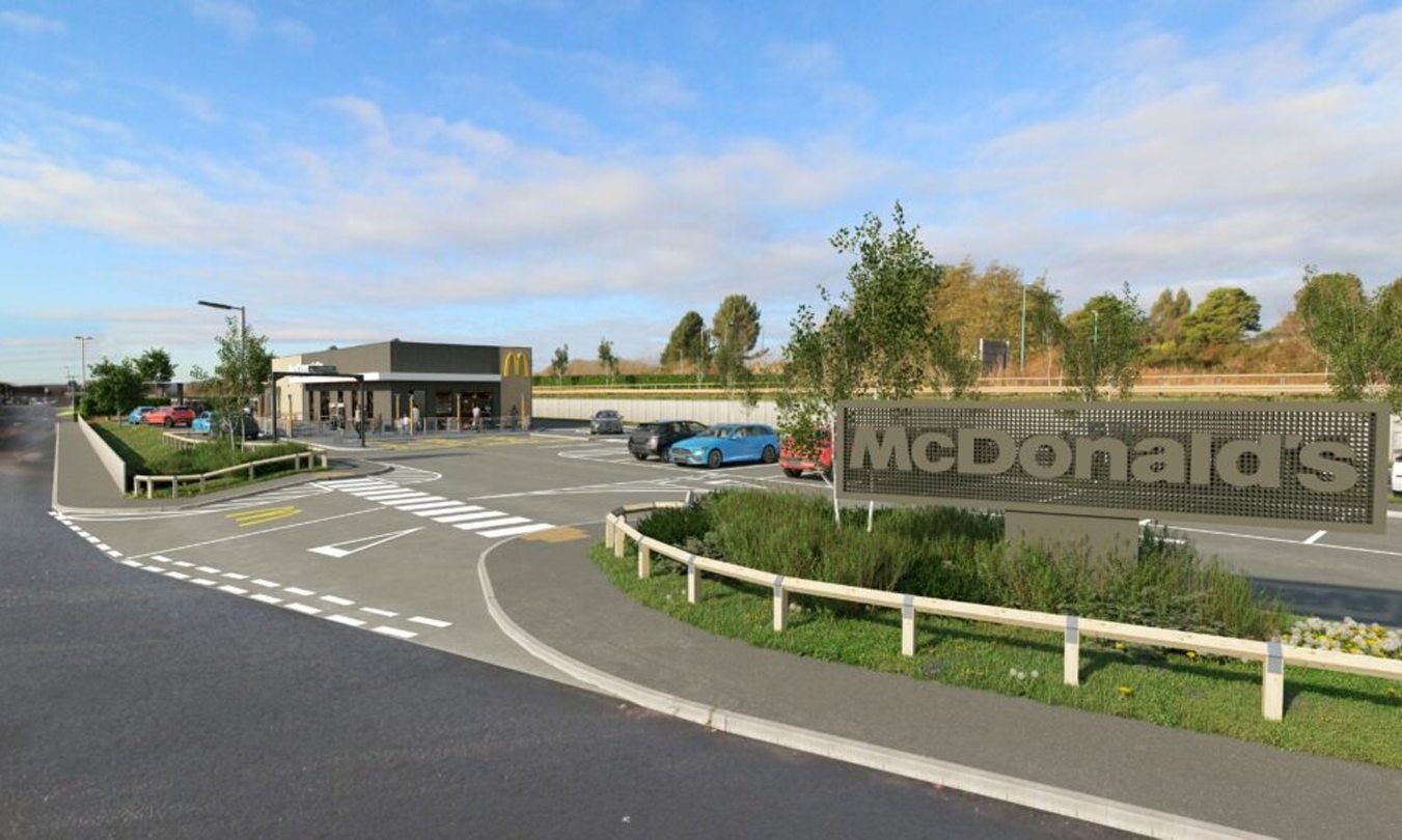 How the new Dundee Riverside McDonald's could look.