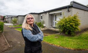 Williamina Rylance lives in a house with Raac in Monifieth's Milton Street. Image: Alan Richardson.