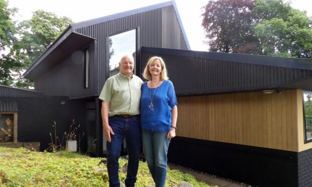 Paul and Jackie outside the Tree House. Image: BBC.