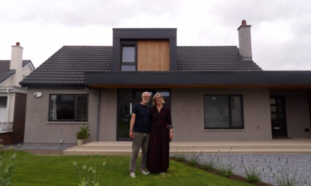 David Dines and Suzanne Tyler outside Coastal View. Image: BBC.