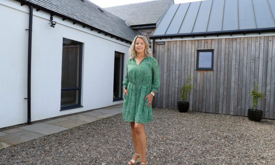 Mhairi Wilson outside The Dairy in Stirlingshire 
